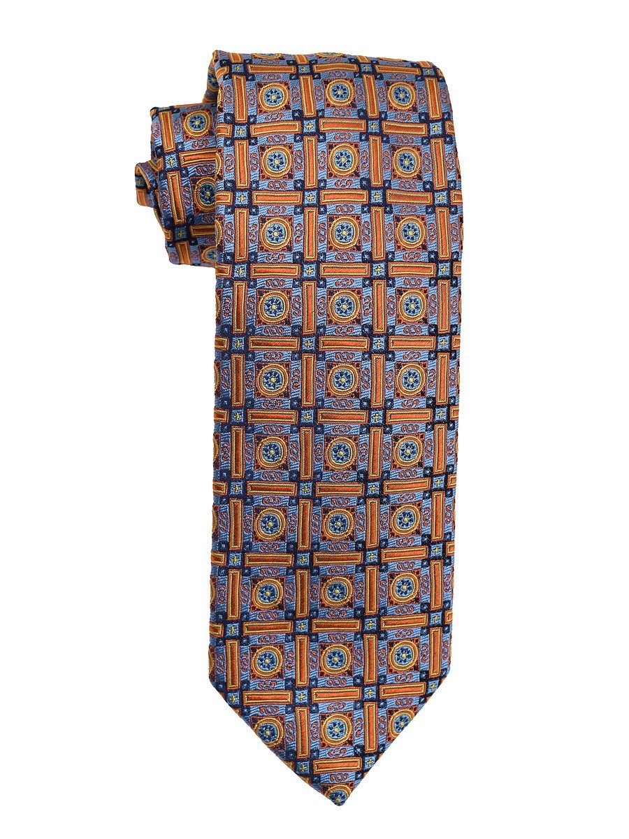 Boy's Tie 18869 Blue/Orange/Yellow Boys Tie Heritage House