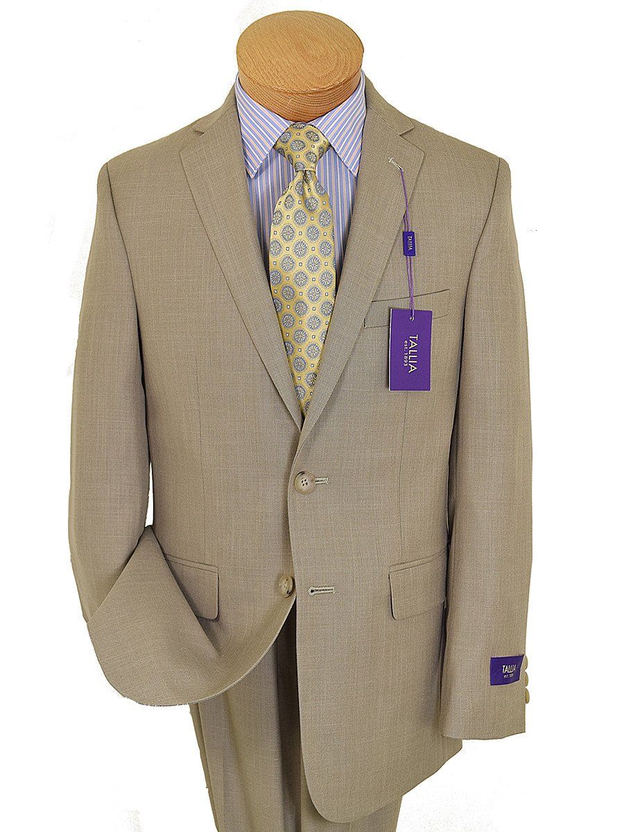 Tallia Purple 19124 80% Polyester / 20% Rayon Boy's 2-Piece Suit - Solid - 2-Button Single Breasted Jacket, Plain Front Pant Boys Suit Tallia 