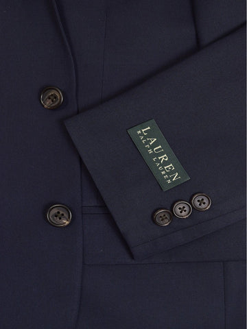 Image of Lauren Ralph Lauren 19174 65% Polyester/ 35% Rayon Boy's Suit Separate Jacket - Solid - Navy, 2-Button Single Breasted Boys Suit Separate Jacket Lauren 