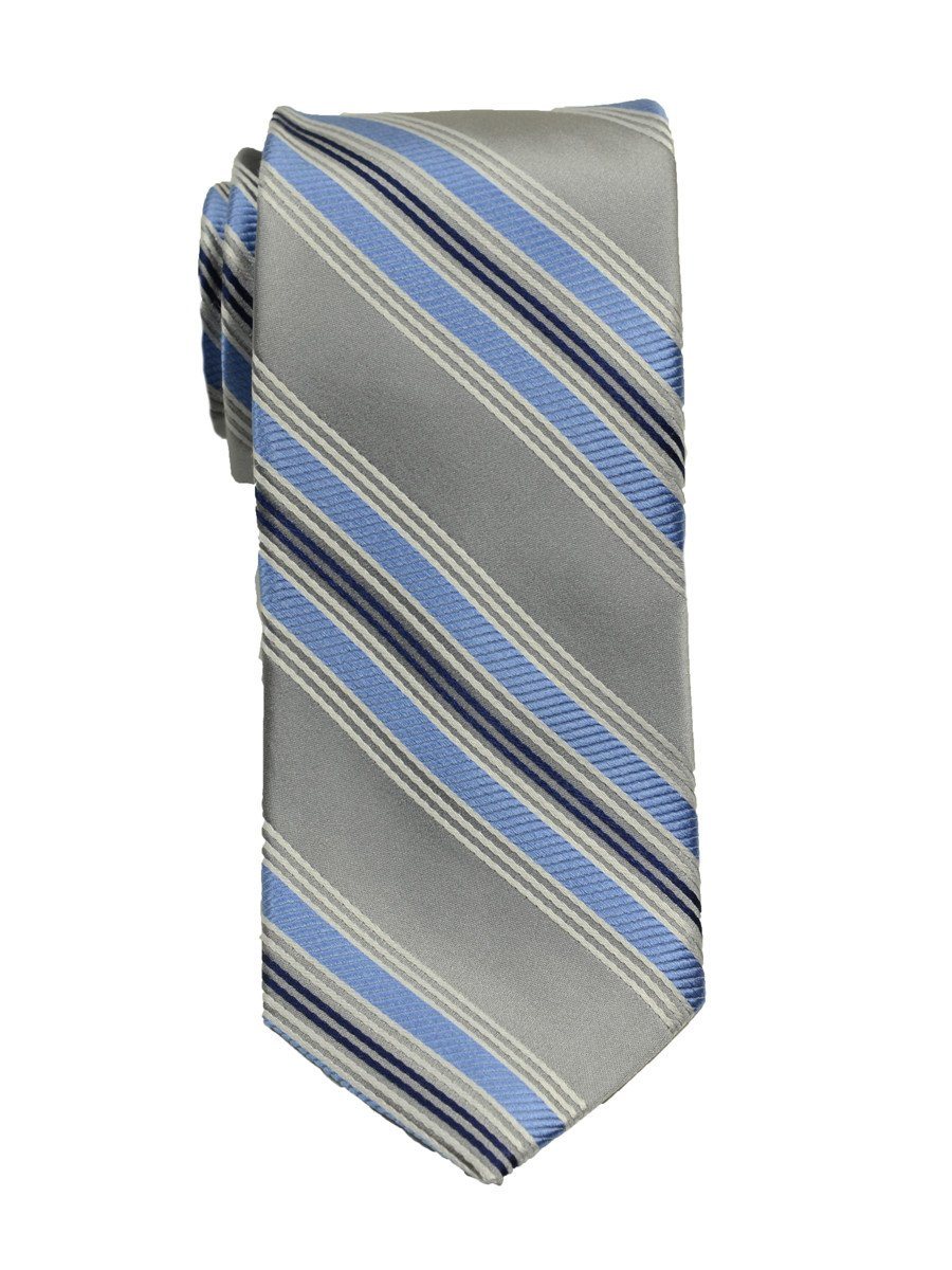 Boy's Tie 19781 Silver/Blue Boys Tie Heritage House 