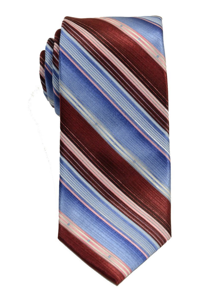 Heritage House 19793 100% Woven Silk Boy's Tie - Stripe - Red/Blue Boys Tie Heritage House