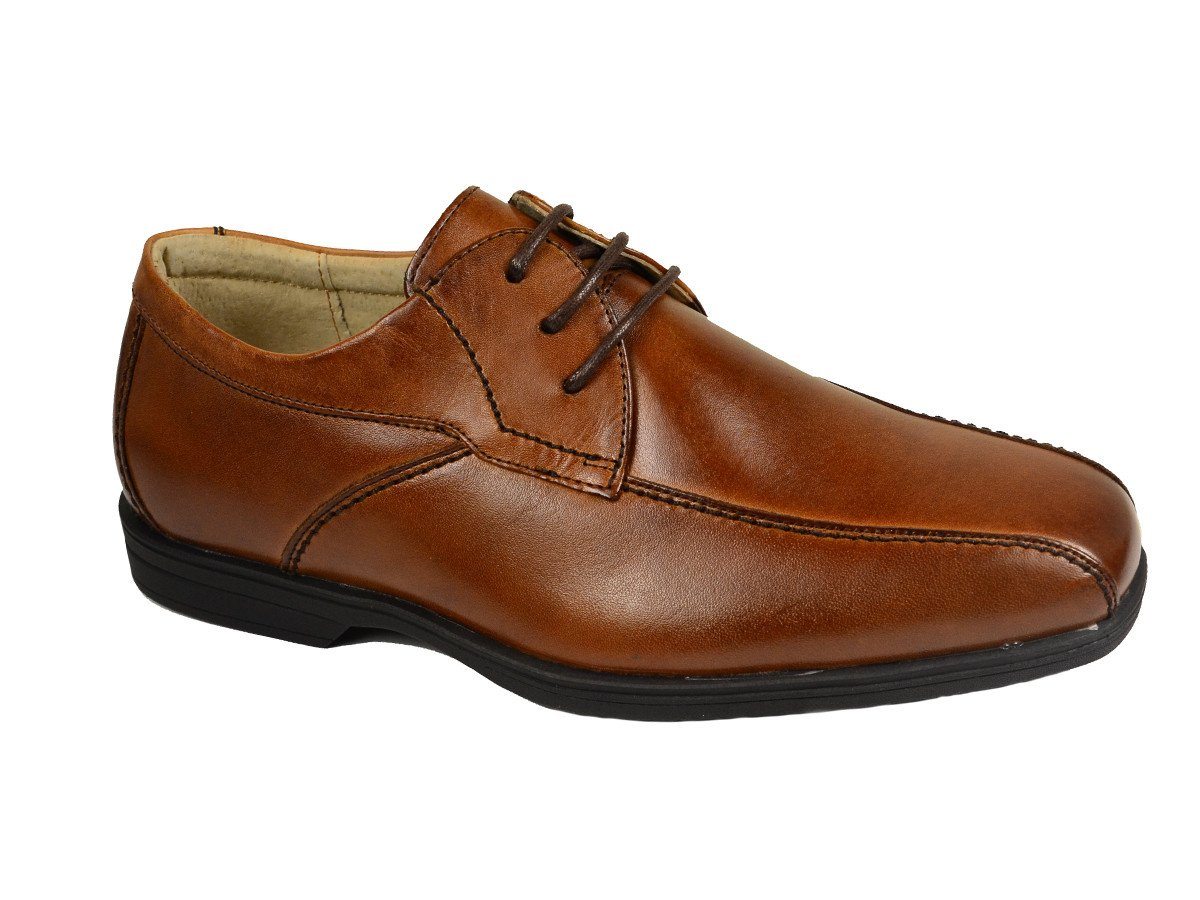 Florsheim 20145 Leather Boy's Dress Shoes Oxford Cognac