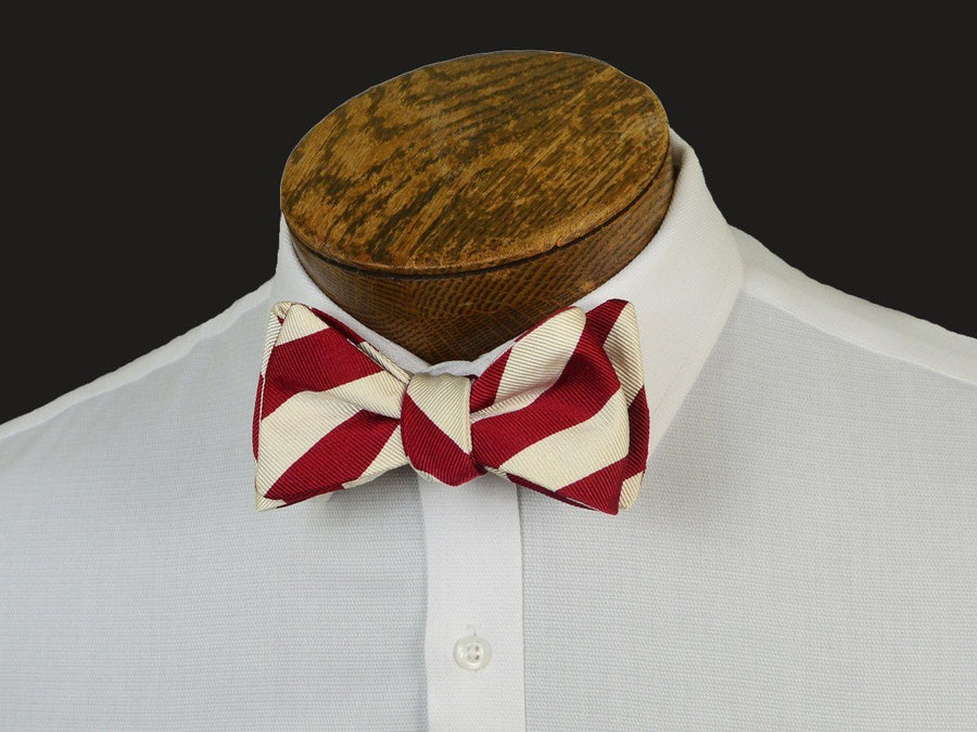 Boy's Bow Tie 20900 Red/White Stripe Boys Bow Tie High Cotton 