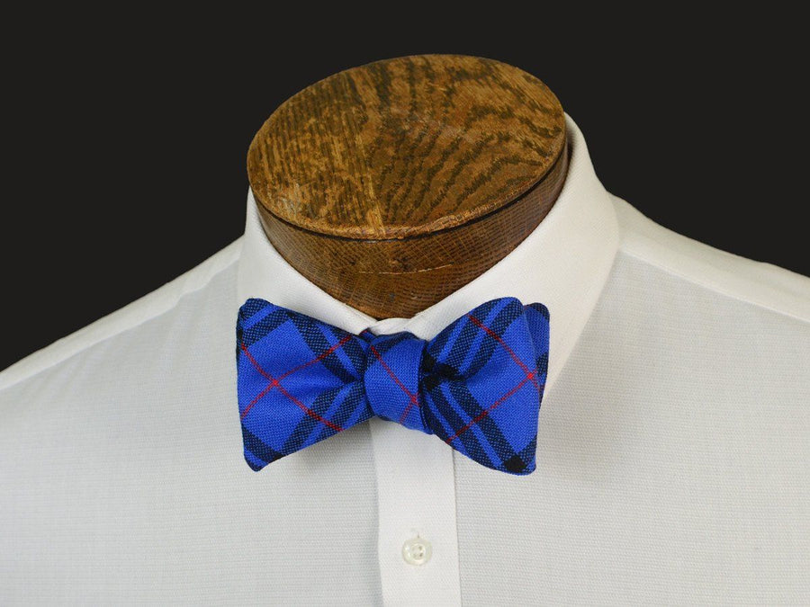 Boy's Bow Tie 20905 Blue/Red Plaid Boys Bow Tie High Cotton 