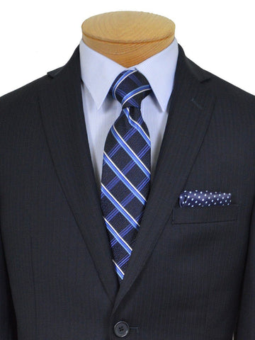 Image of Tallia 21038 100% Wool Boy's Suits - Tonal Stripe - Navy Boys Suit Tallia 
