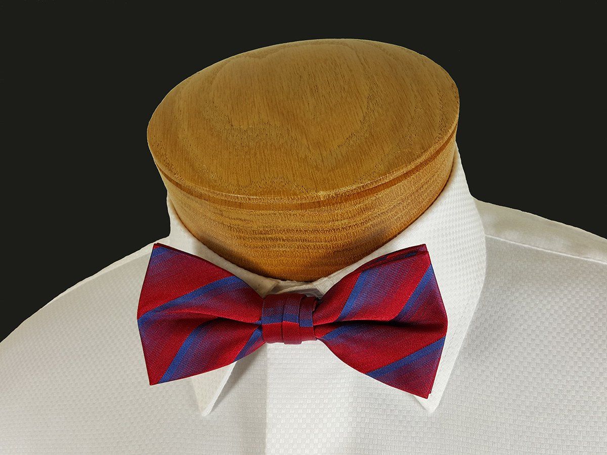 Boy's Bow Tie 21127 Red/Blue Stripe Boys Bow Tie Heritage House