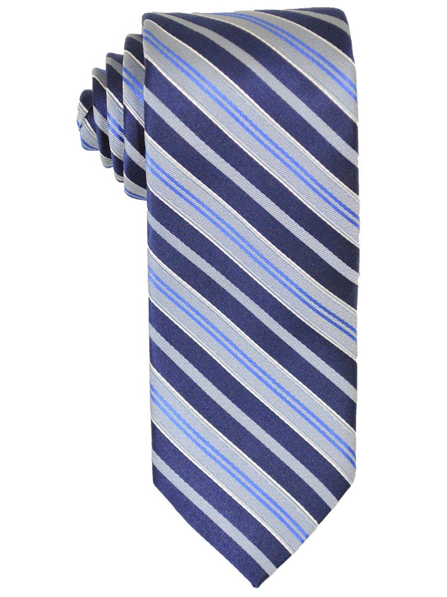 Boy's Tie 21237 Blue/Silver Boys Tie Heritage House 