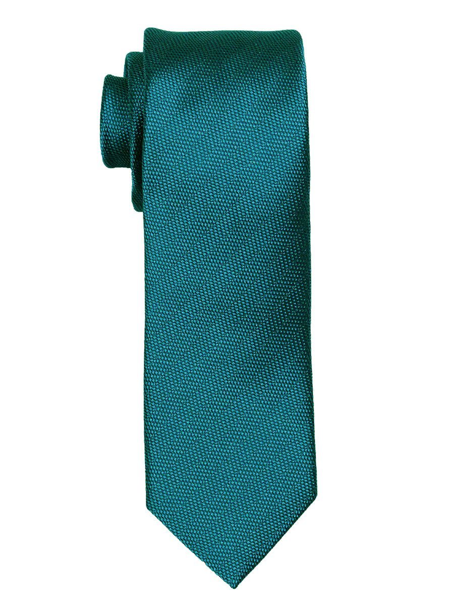Heritage House 21473 100% Woven Silk Boy's Tie - Tonal Solid - Dark Turquoise Boys Tie Heritage House