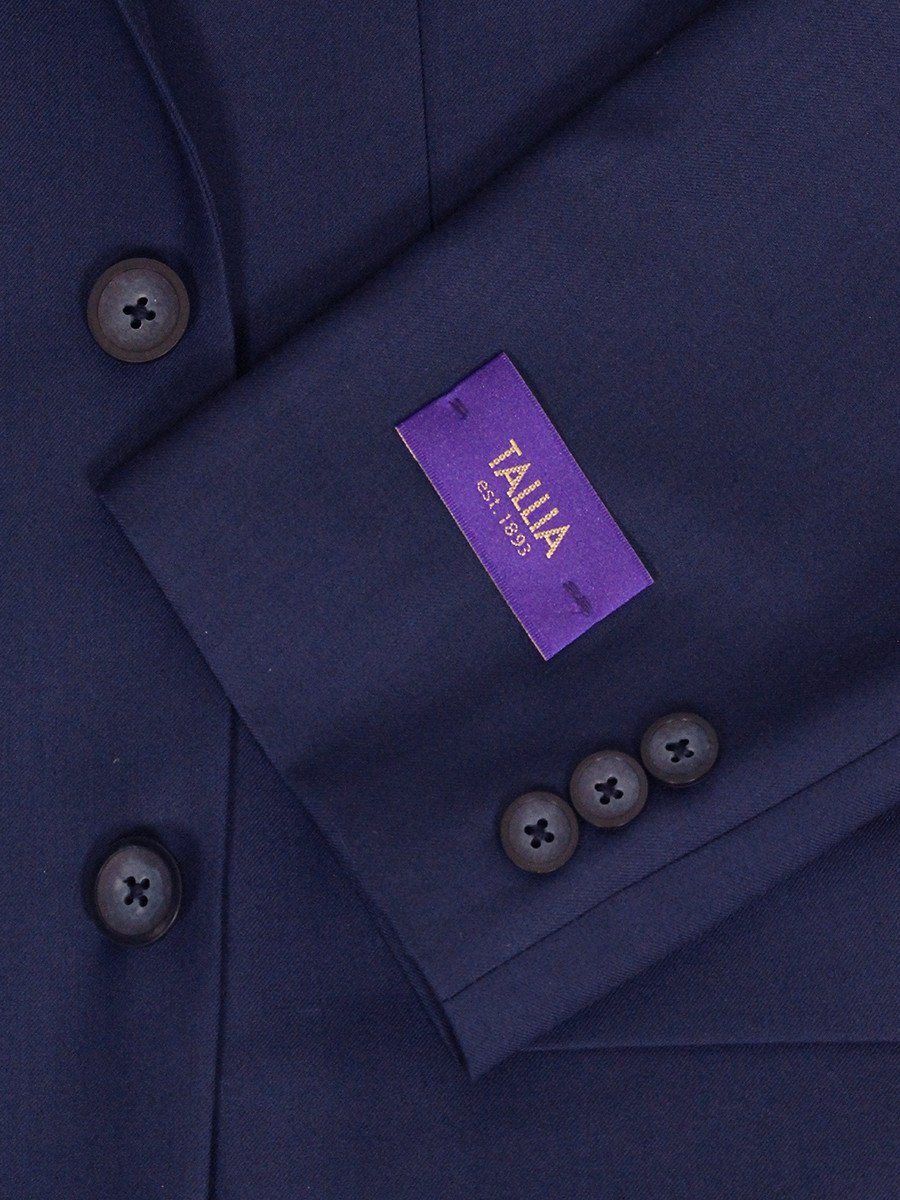 Tallia 21521 68% Polyester/ 32% Rayon Boy's Suit - Solid Gabardine - Blue Boys Suit Tallia 