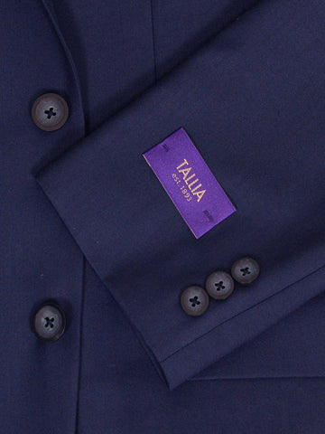 Image of Tallia 21521 68% Polyester/ 32% Rayon Boy's Suit - Solid Gabardine - Blue Boys Suit Tallia 