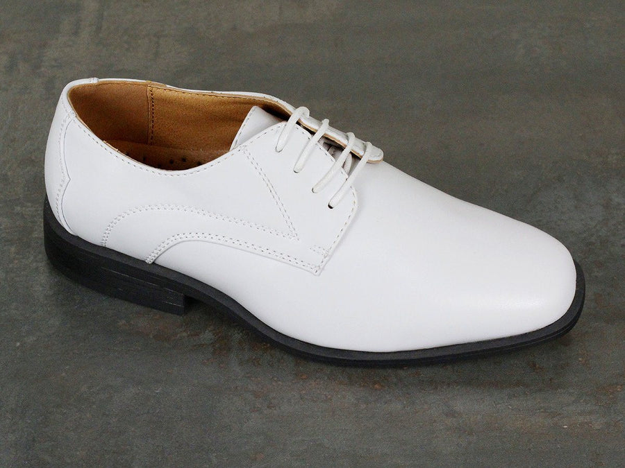 Stacy Adams 22008 Man-Made Boy's Shoe - Oxford - White Boys Shoes Stacy Adams 