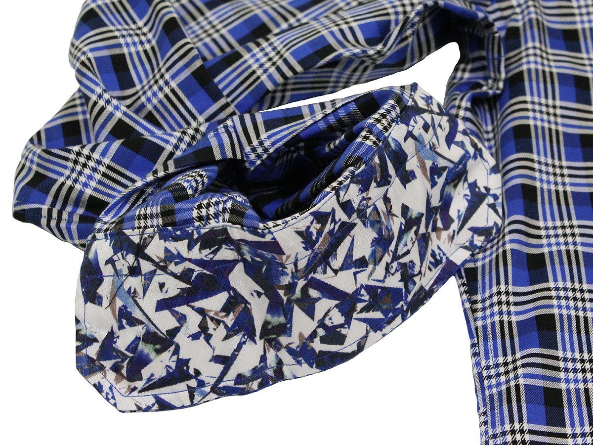 Boy's Sport Shirt 22325 Blue Plaid Boys Sport Shirt Robert Graham