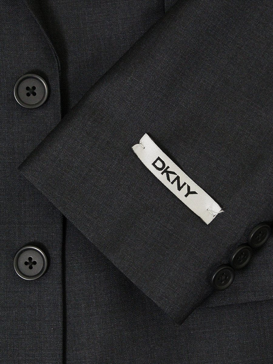 DKNY 22722 100% Wool Boy's Suit - Solid - Dark Gray Boys Suit DKNY