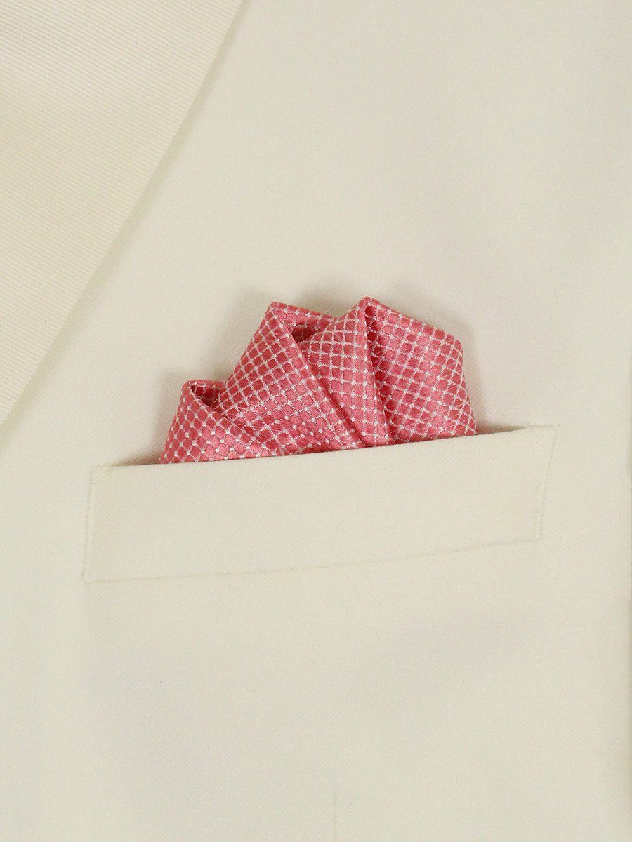 Boy's Pocket Square 22727 Pink Boys Pocket Square Heritage House