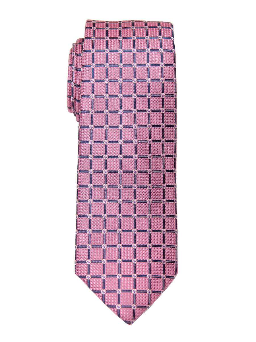 Boy's Tie 27794 Pink/Navy Neat Boys Tie Heritage House 