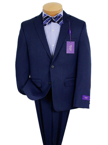 Image of Tallia 22803 76% Polyester/21% Rayon/3% Lycra Boy's Suit - Solid - Blue Boys Suit Tallia 
