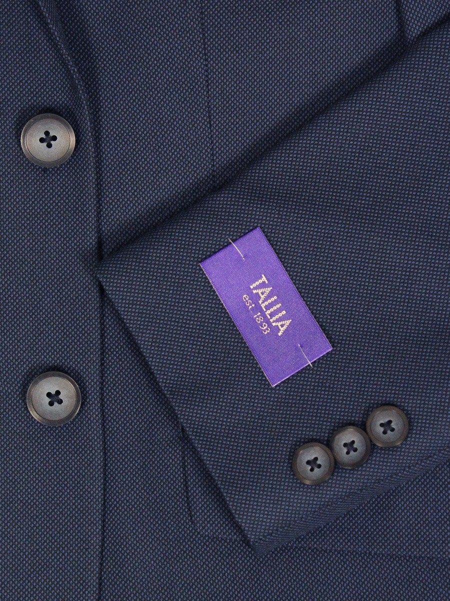 Tallia 22822 85% Polyester/15% Rayon Boy's Suit - Skinny Fit- Weave - Navy Boys Suit Tallia