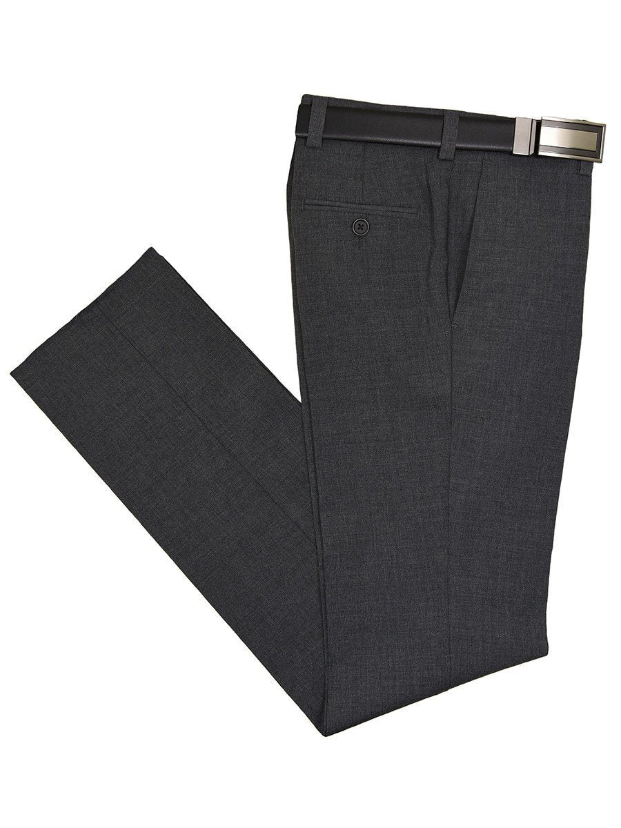 Tallia 23367 52% Wool/ 46% Polyester/ 2% Elastane Boy's Suit - Solid - Gray Boys Suit Tallia