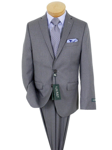 Image of Lauren Ralph Lauren 23461 65% Polyester/ 35% Rayon Boy's Suit Separate Jacket- Fine Stripe - Gray Boys Suit Separate Jacket Lauren 