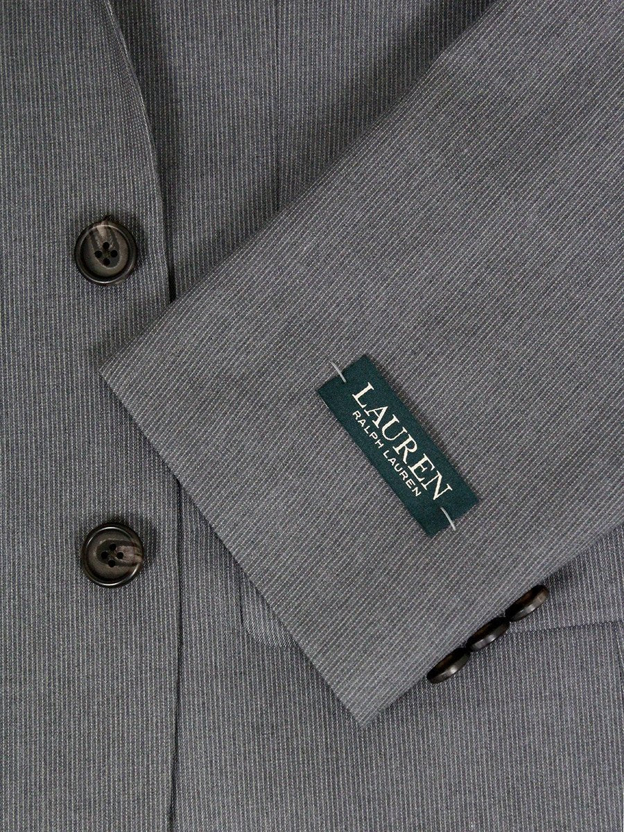 Lauren Ralph Lauren 23461 65% Polyester/ 35% Rayon Boy's Suit Separate Jacket- Fine Stripe - Gray Boys Suit Separate Jacket Lauren