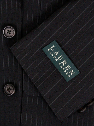 Image of Lauren Ralph Lauren 23468 65% Polyester/ 35% Rayon Boy's Suit Separate Jacket- Stripe - Black Boys Suit Separate Jacket Lauren 