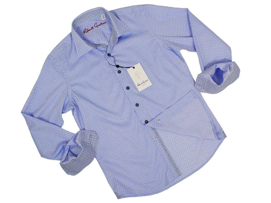 Boy's Sport Shirt 23622 Blue Boys Sport Shirt Robert Graham 