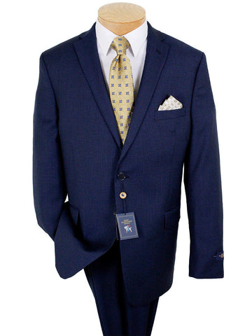 Image of Boy's Suit 23801 Blue Check Boys Suit Hart Schaffner Marx 