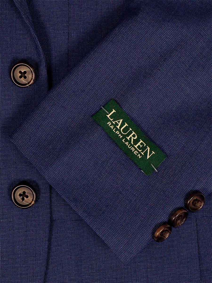 Lauren Ralph Lauren 24077 65% Polyester/35% Rayon Boy's Suit Separate Jacket - Pinhead - Bright Navy Boys Suit Separate Jacket Lauren