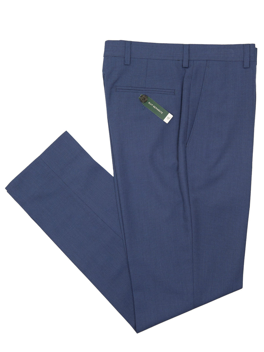 Lauren Ralph Lauren 24077P 65% Polyester/35% Rayon Boy's Suit Separate Pants - Pinhead - Bright Navy Boys Suit Separate Pant Lauren 