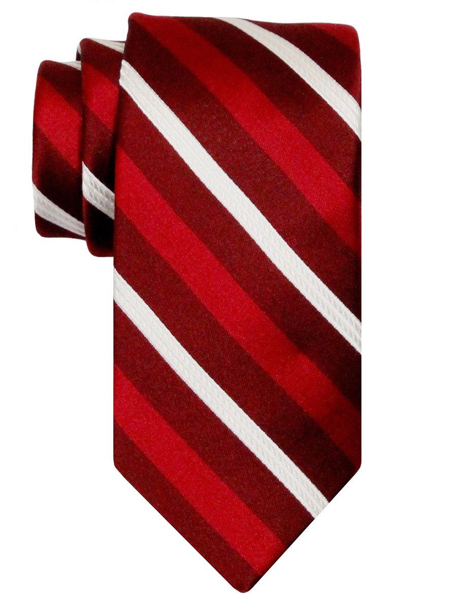 Heritage House 24545 100% Silk Boy's Tie - Stripe - Red Boys Tie Heritage House