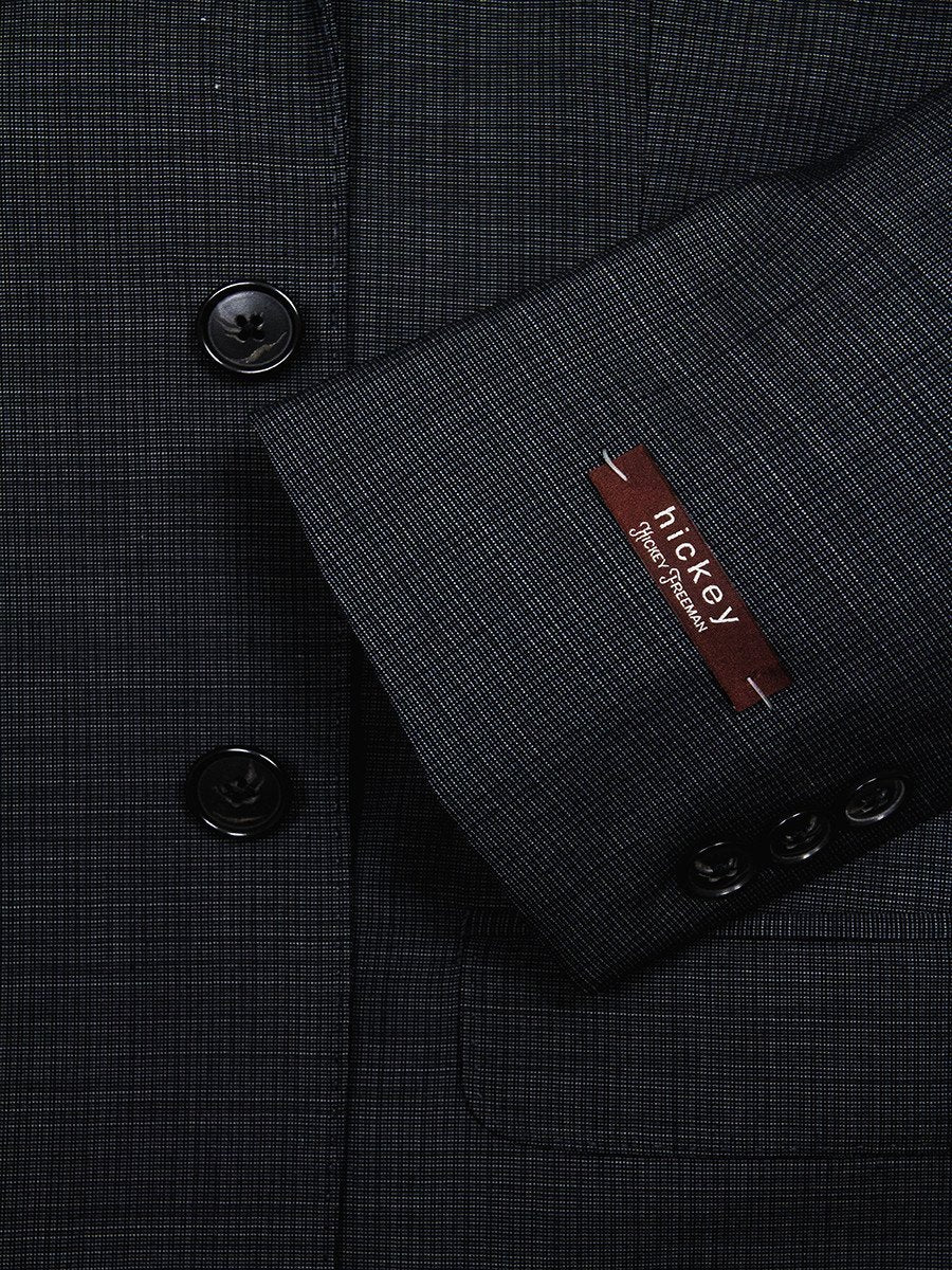 Hickey 24607 100% Wool Boy's Suit - Plaid - Charcoal Boys Suit Hickey Freeman