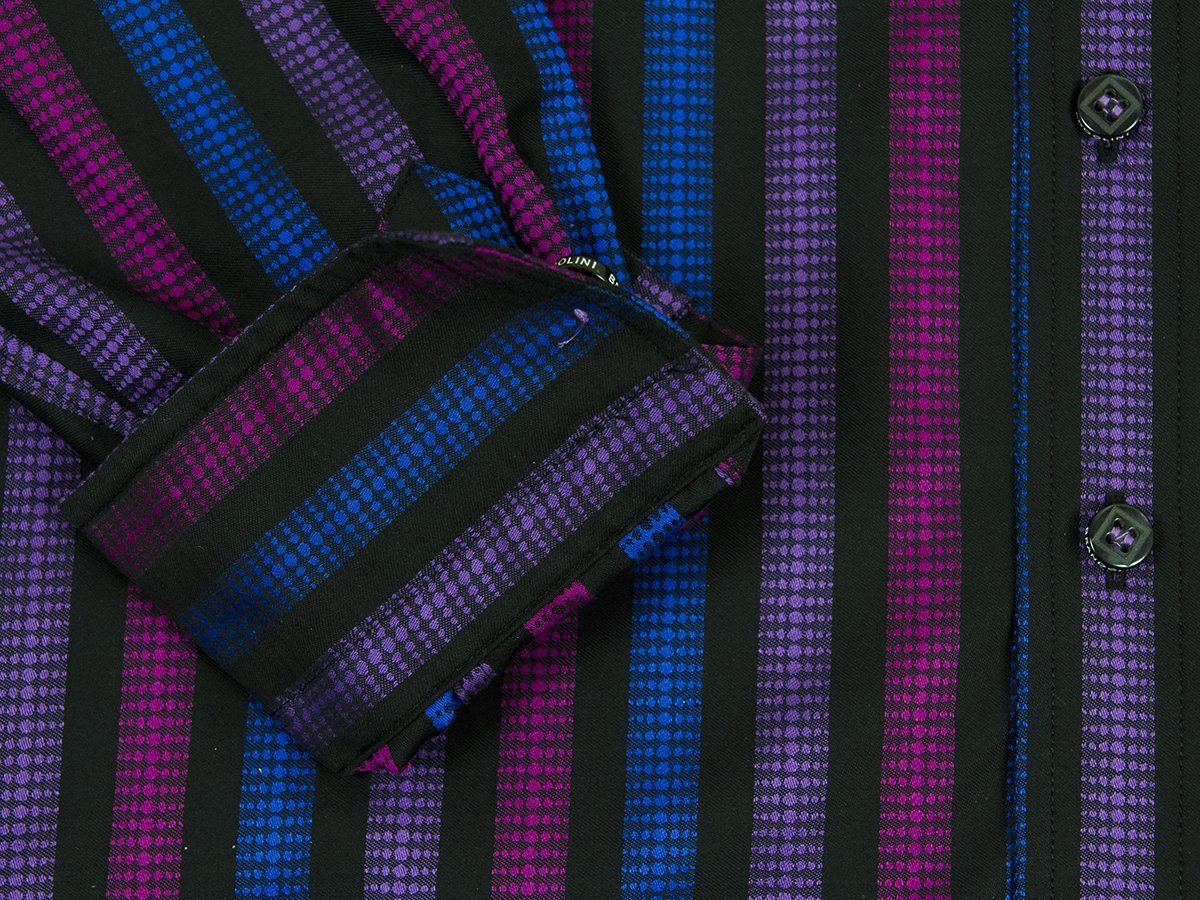 Brandolini Boy's Sport Shirt 25038 Multi Stripe Boys Sport Shirt Brandolini