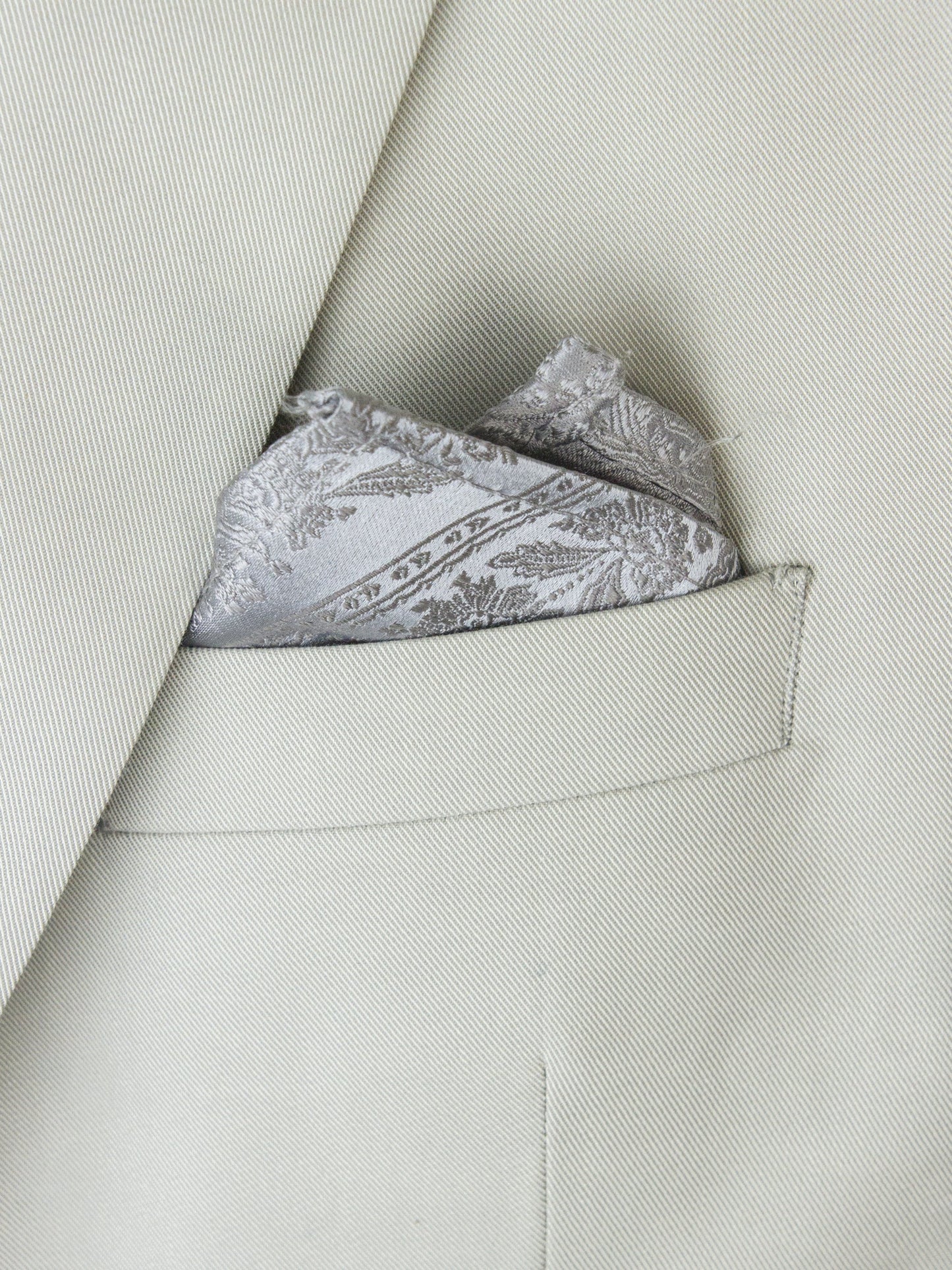 Boy's Pocket Square 25694 Silver Boys Pocket Square Heritage House