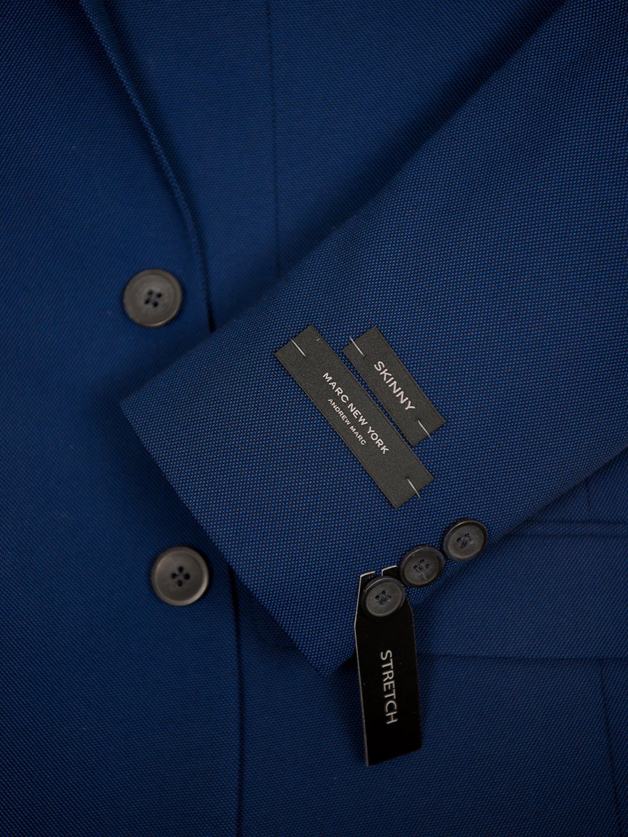 Andrew Marc 26211 Boy's Skinny Fit Suit - Nail Head - Bright Blue Boys Suit Andrew Marc