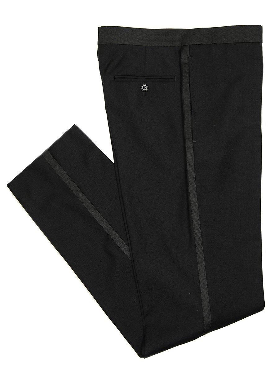 Michael Kors 26593 Black Boy's Tuxedo - Solid Gabardine - 100% Tropical Worsted Wool Boys Tuxedo Michael Kors