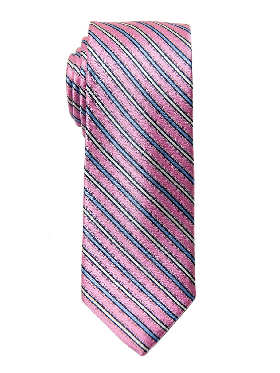 Heritage House 26817 100% Silk Boy's Tie - Stripe - Pink Boys Tie Heritage House