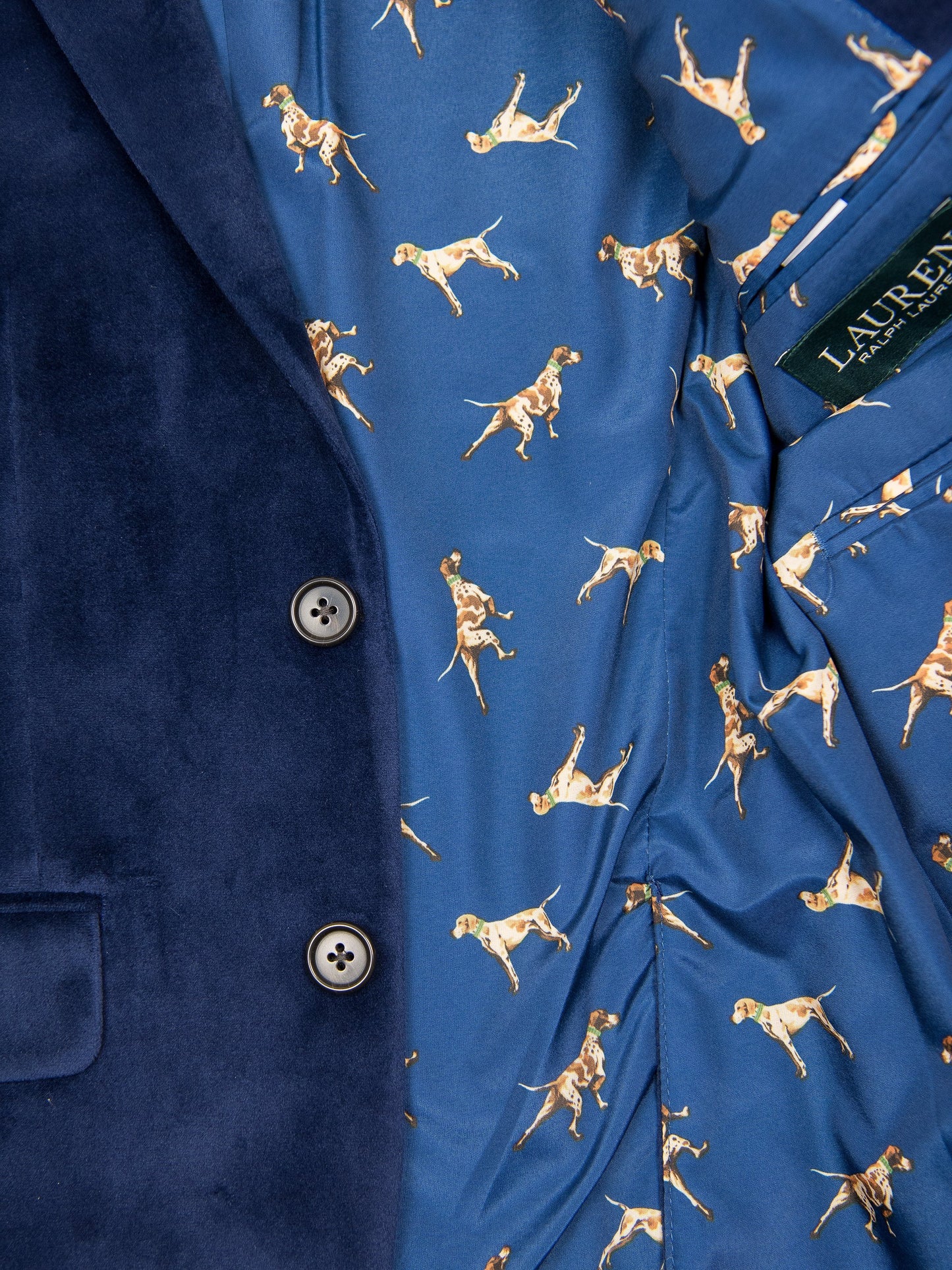 Lauren Ralph Lauren 26922 Boy's Sport Coat-Blue Velvet Boys Sport Coat Lauren