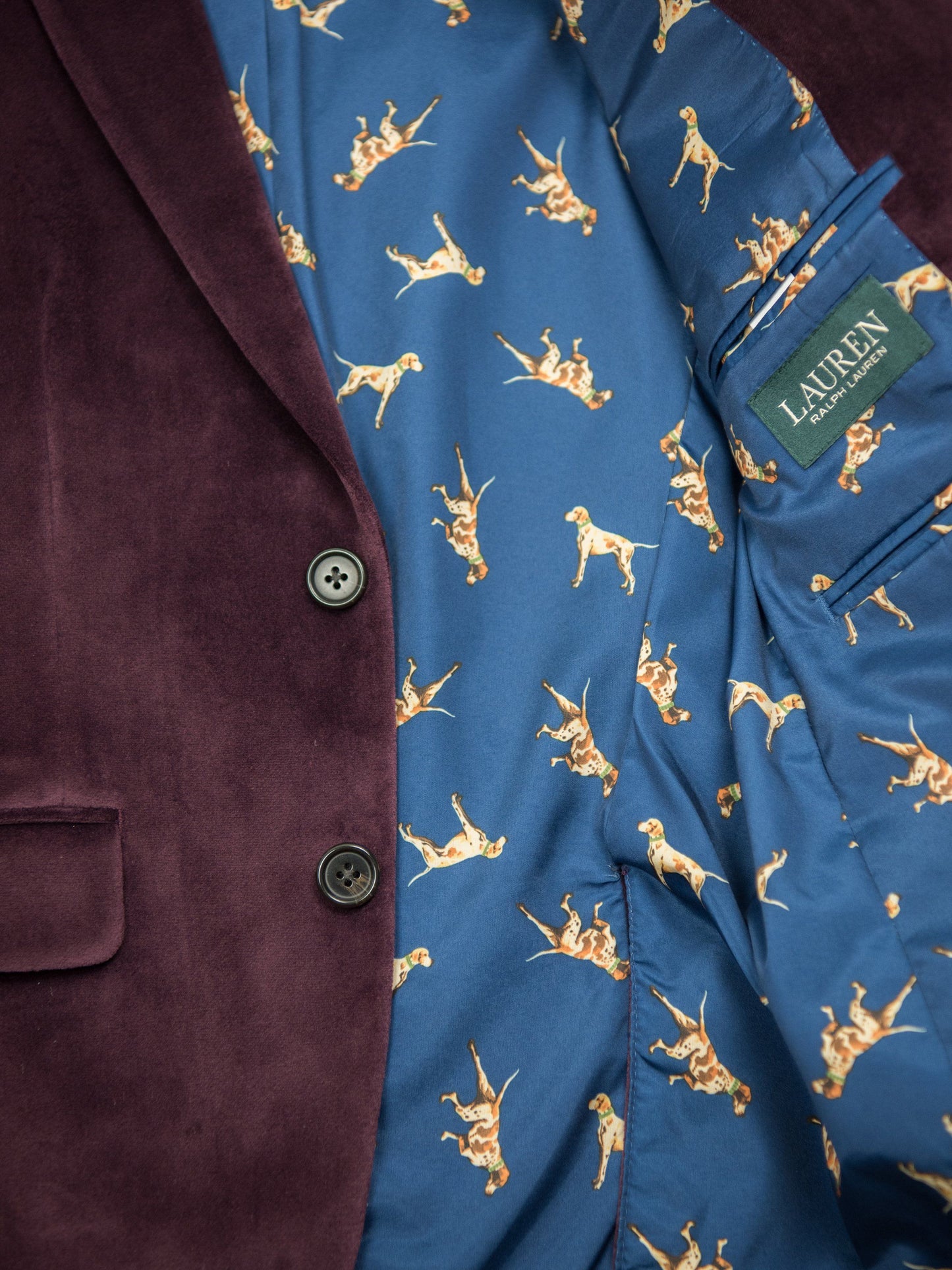 Lauren Ralph Lauren 26929 Boy's Sport Coat-Burgundy Velvet Boys Sport Coat Lauren