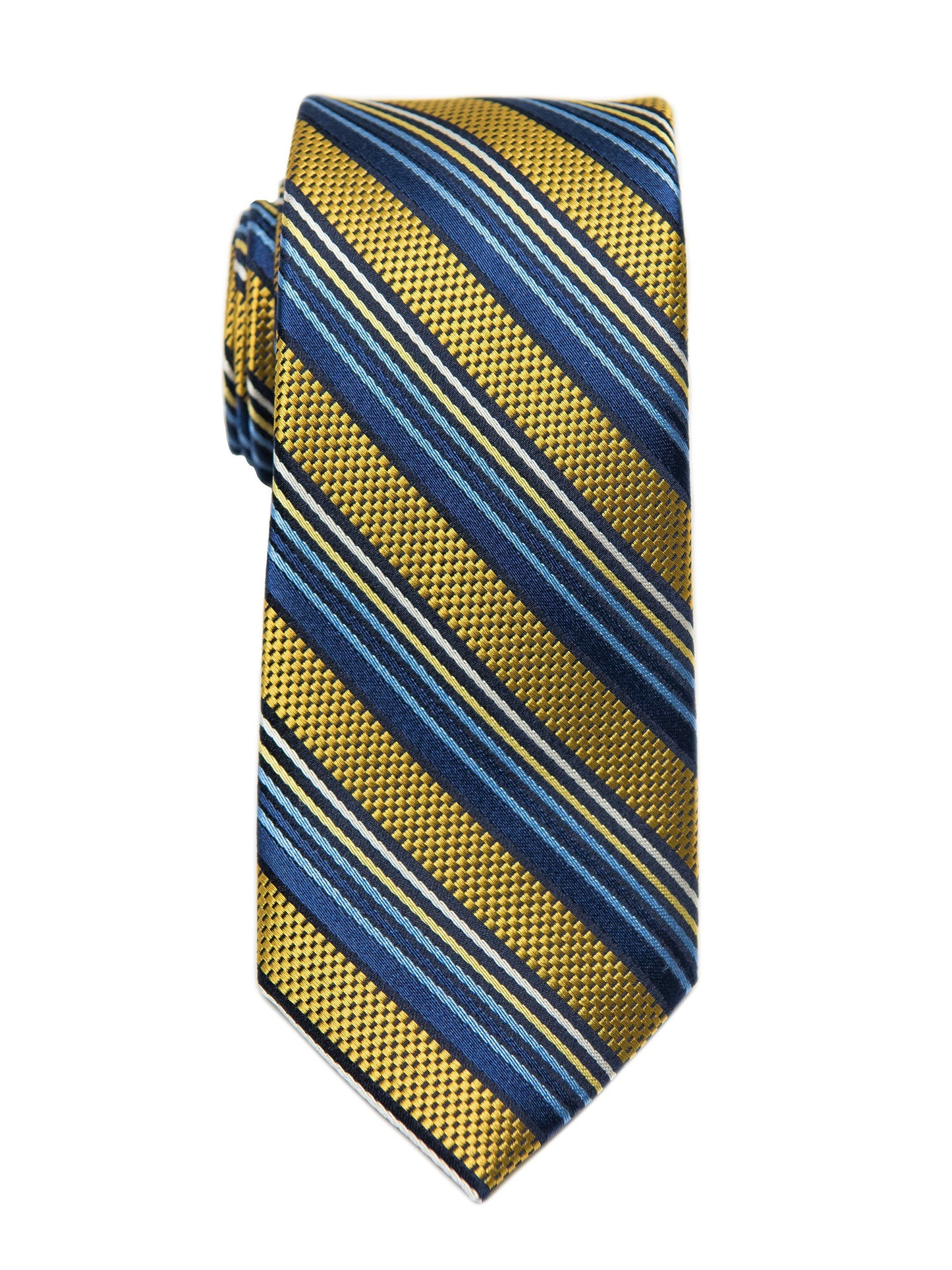 Heritage House 27124 Boy's Tie - Stripe -Yellow/Blue Boys Tie Heritage House