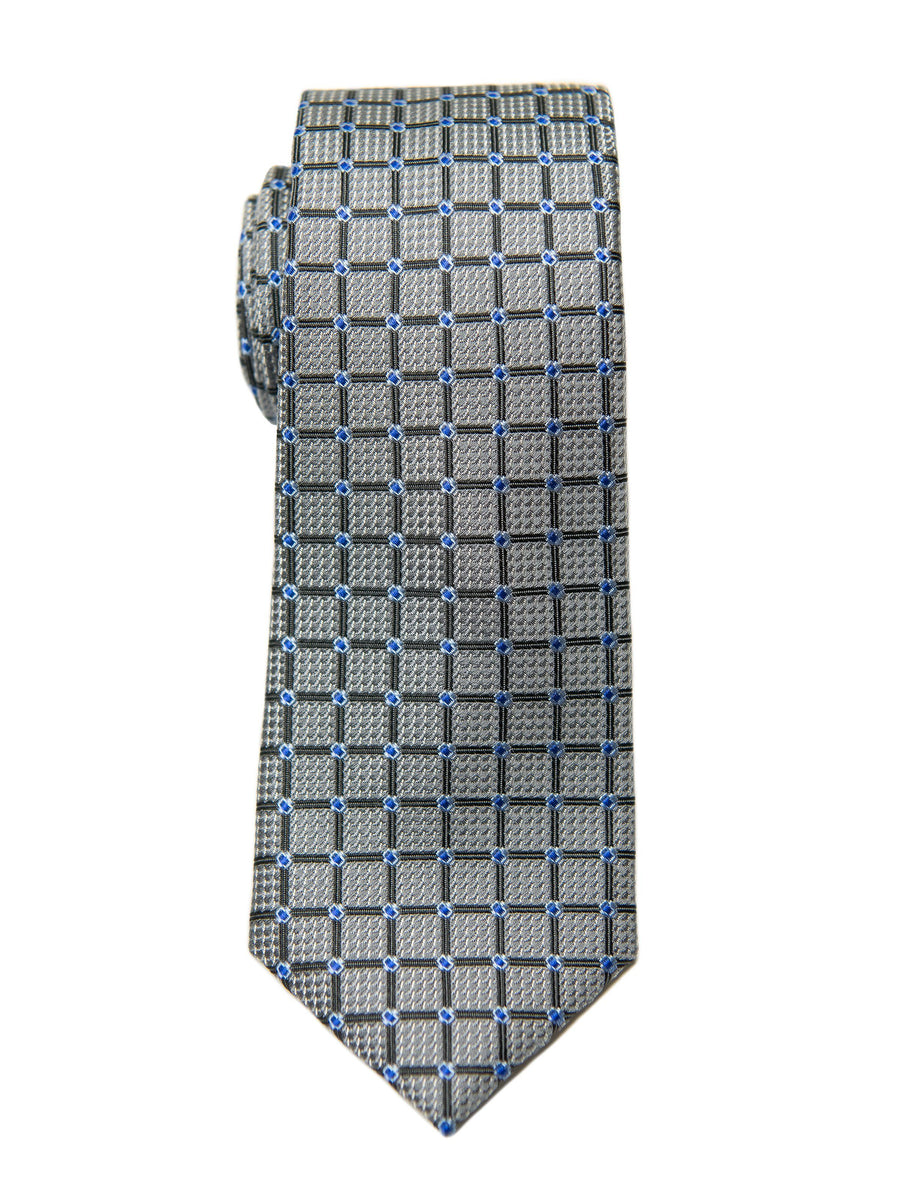 Boy's Tie 27138 Grey/Blue Neat Boys Tie Heritage House 