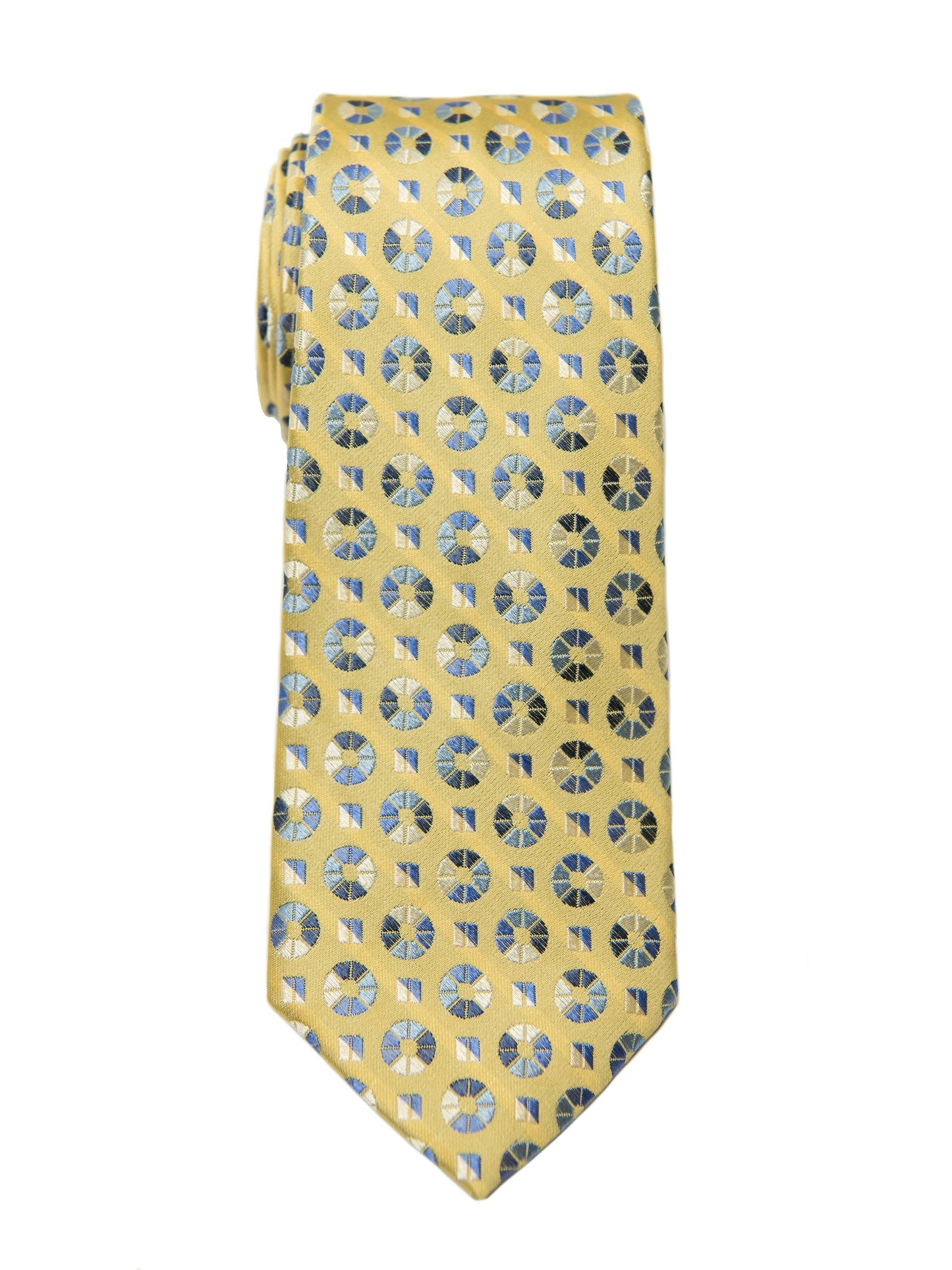 Boy's Tie 27140 Yellow/Blue Neat Boys Tie Heritage House