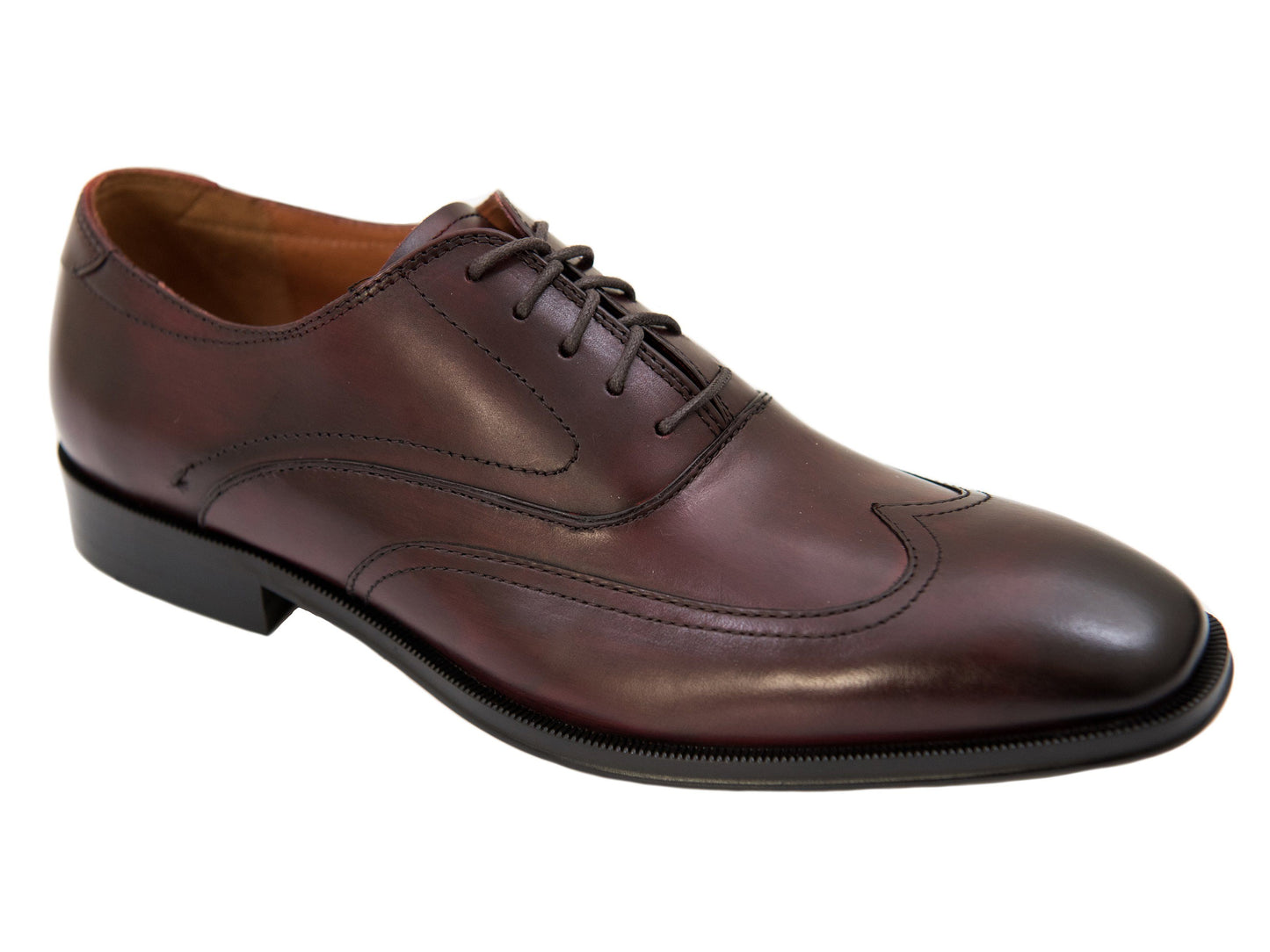Florsheim 27272- Wing Tip Oxford - Burgundy Boys Shoes Florsheim