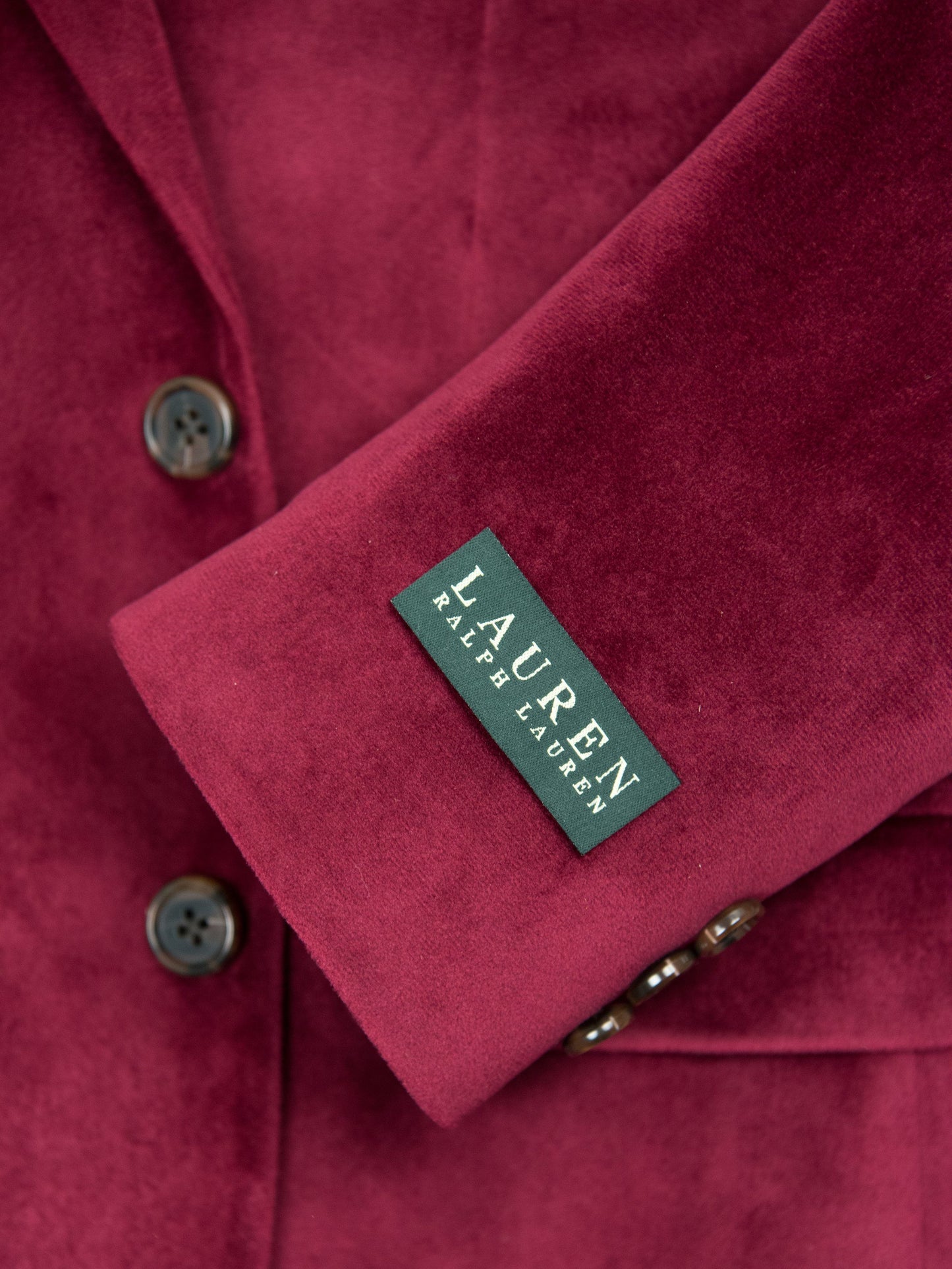 Lauren Ralph Lauren 27384 Boy's Sport Coat-Dark Red Velvet Boys Sport Coat Lauren