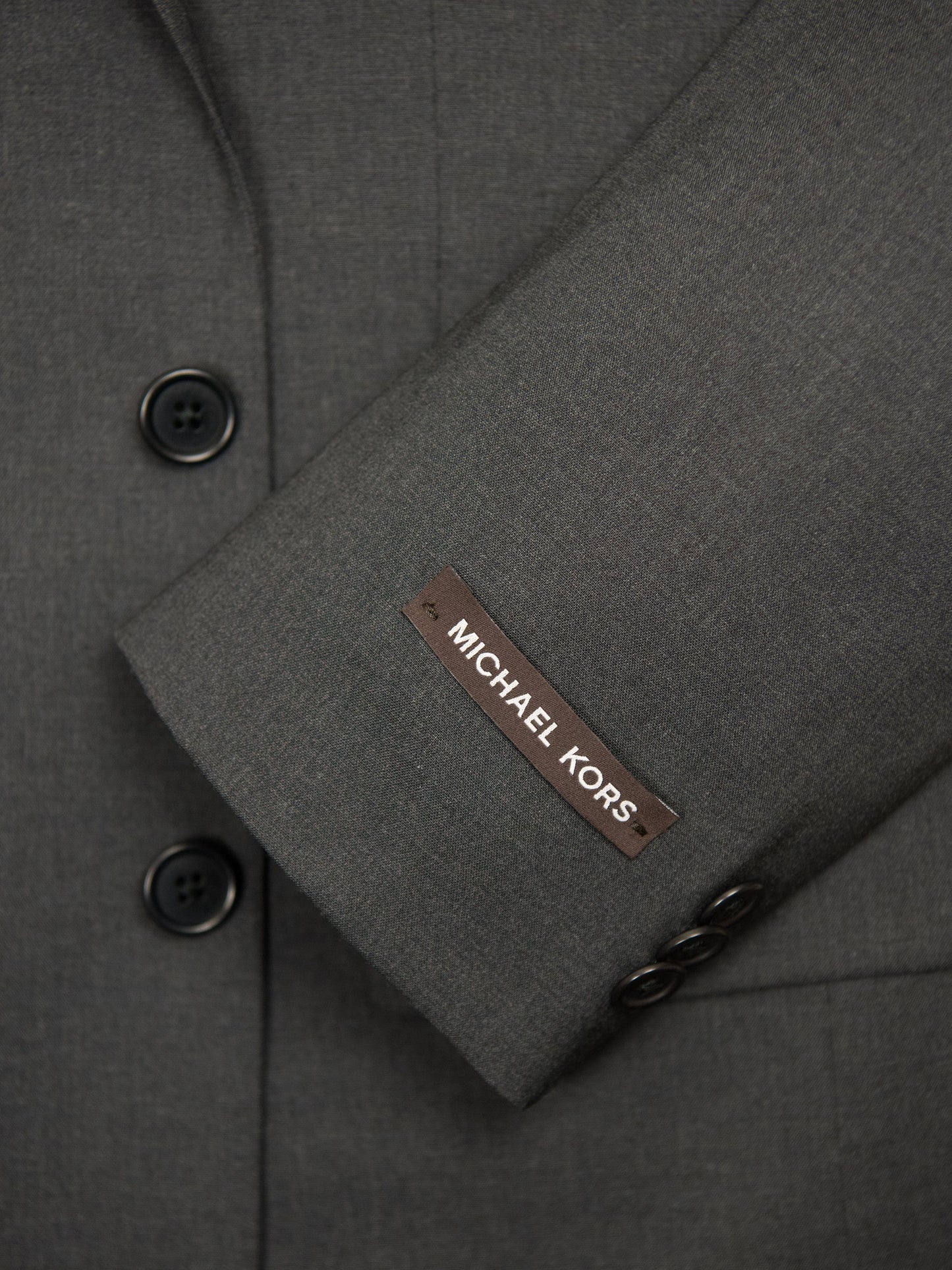 Michael Kors 27421 Boy's Suit - Charcoal- Heather Boys Suit Michael Kors