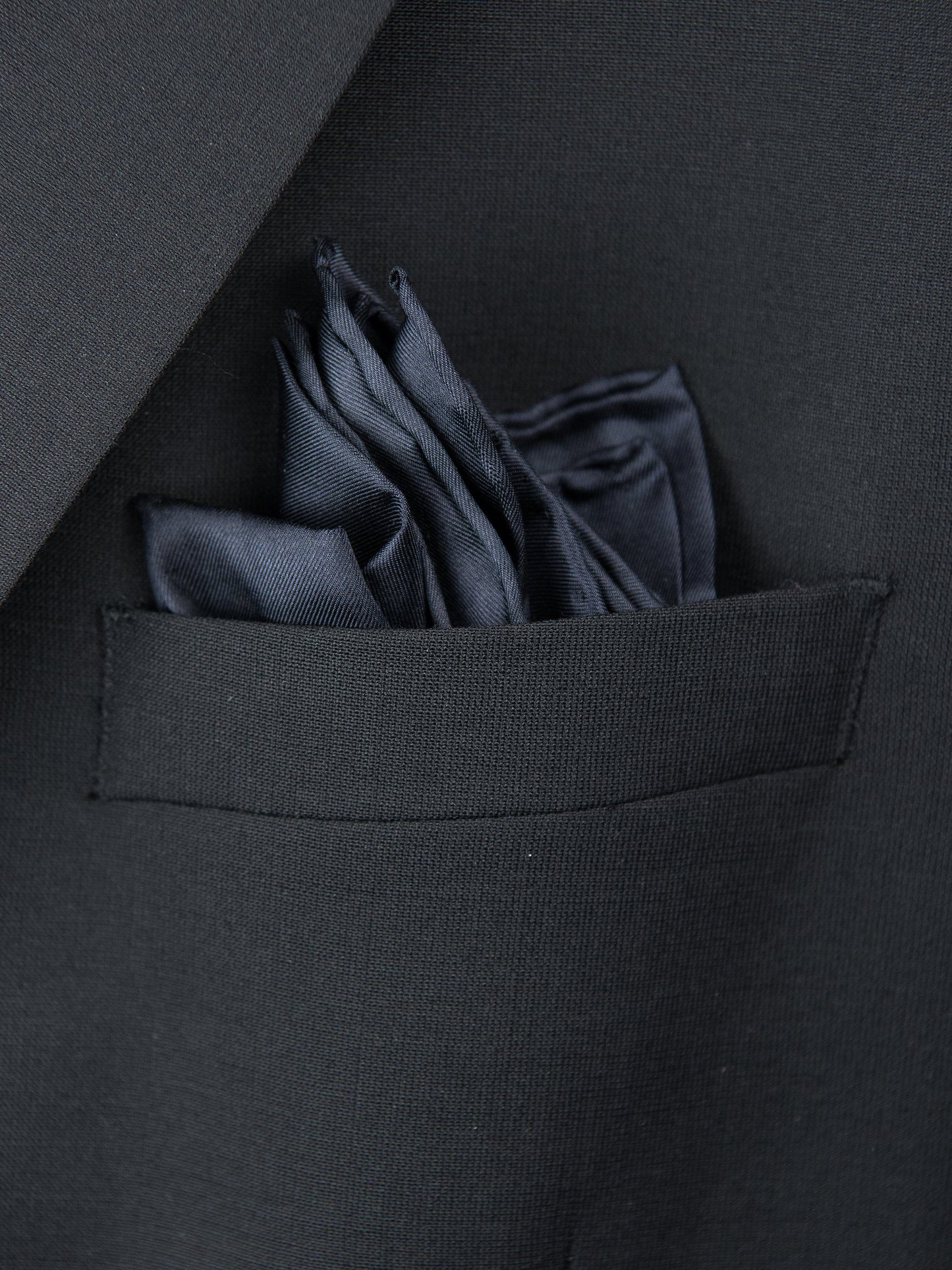 Boy's Pocket Square 27712 Dark Navy Boys Pocket Square Heritage House