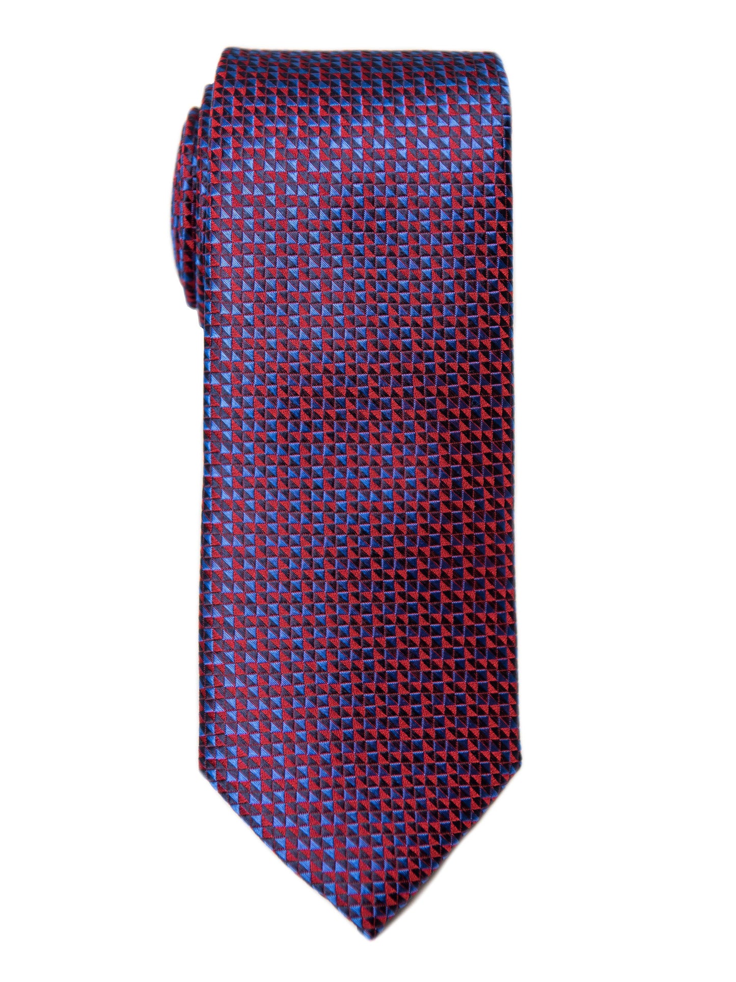 Boy's Tie 27729 Red/Blue Neat Boys Tie Heritage House