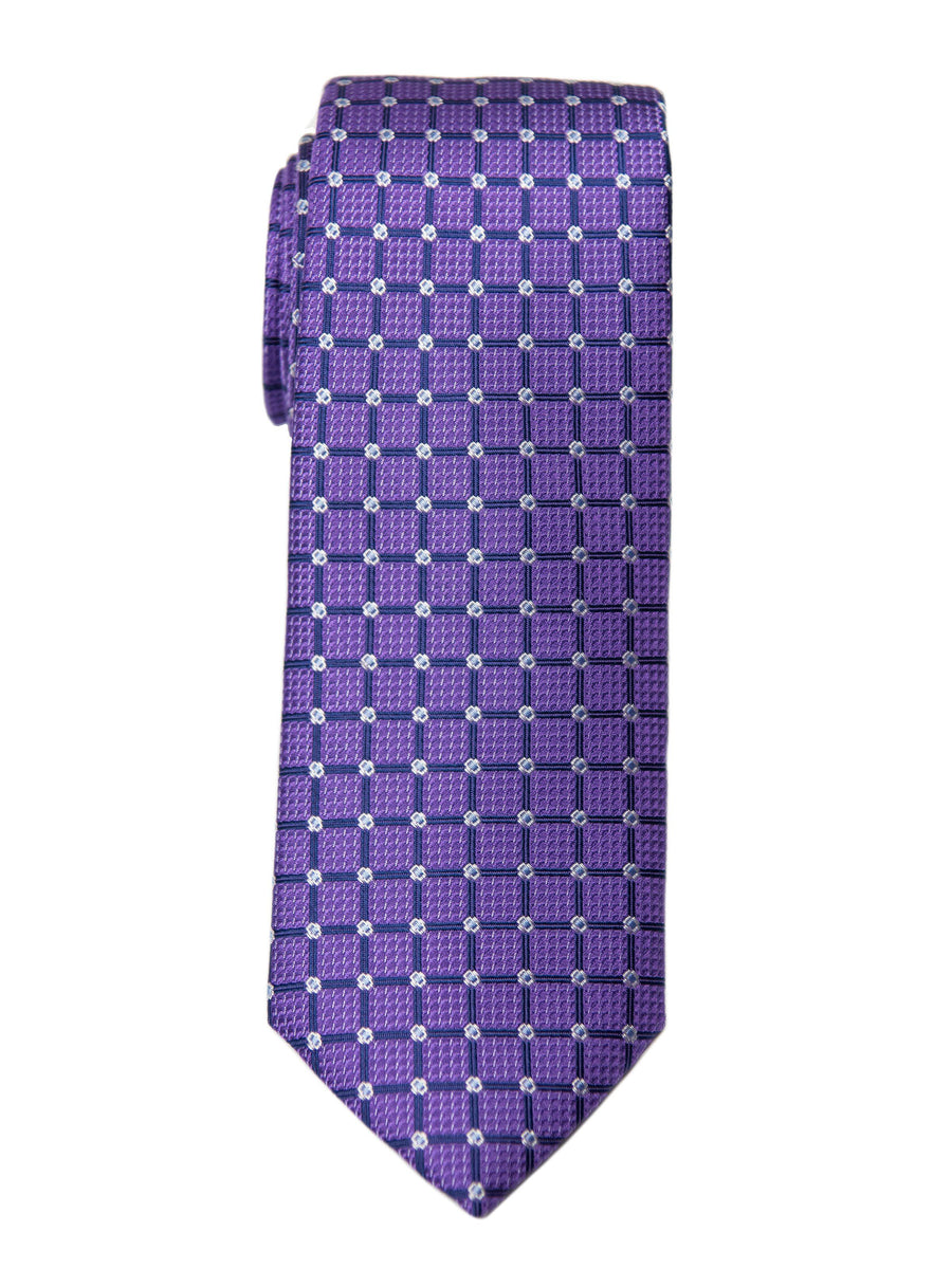 Boy's Tie 27731 Purple/Navy Neat Boys Tie Heritage House 