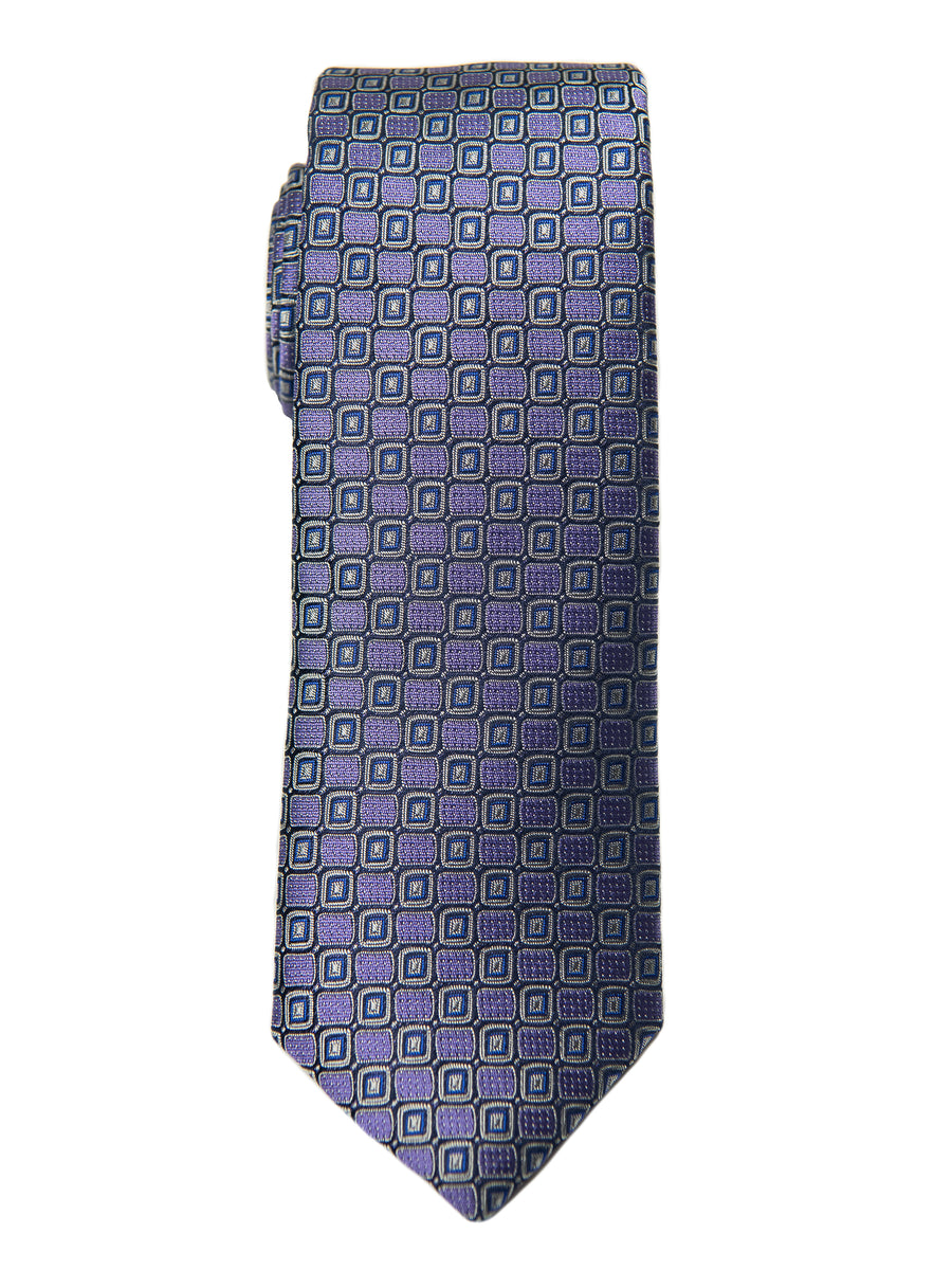 Boy's Tie 27768 Purple Neat