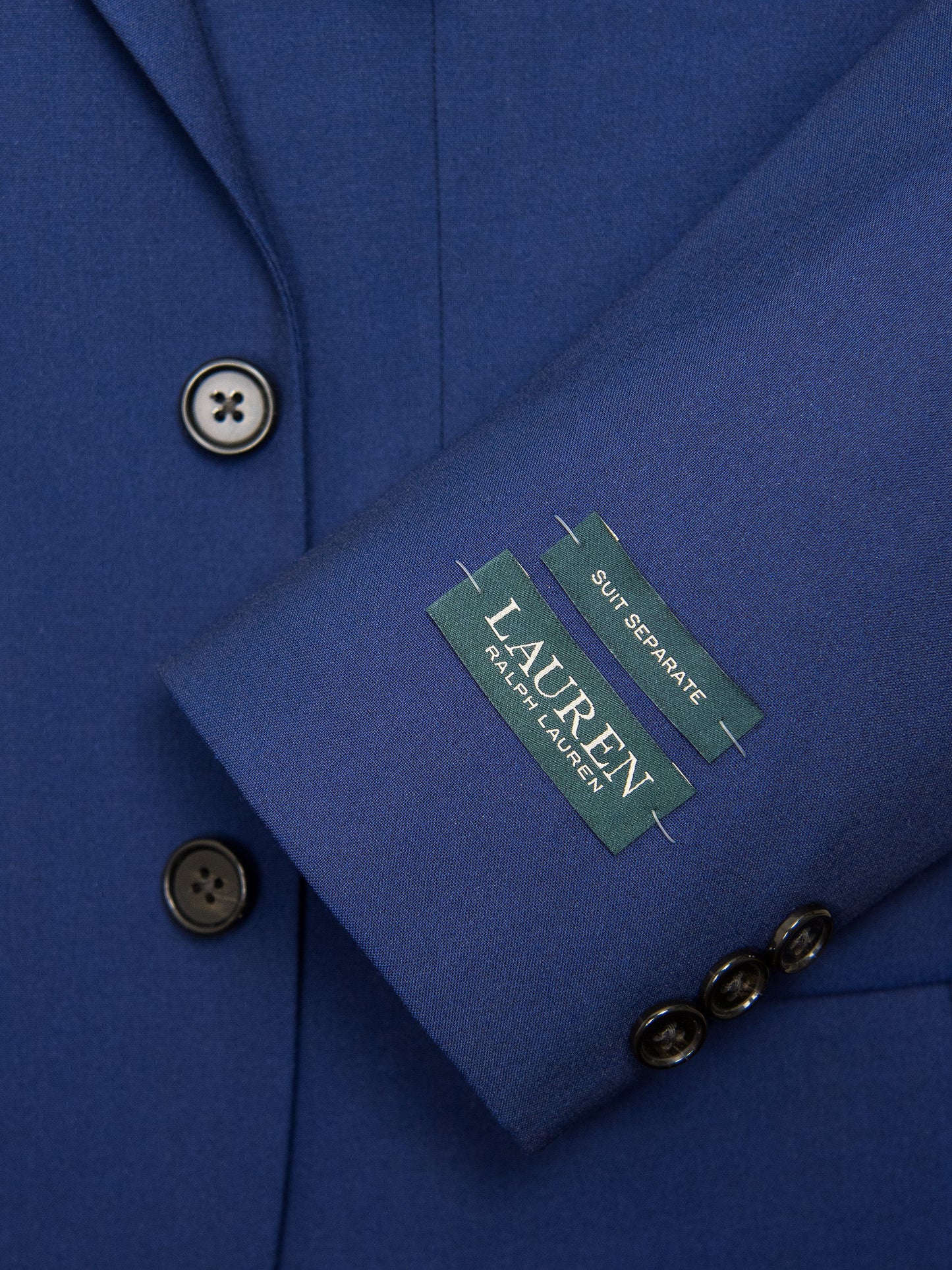 Lauren Ralph Lauren 28077 Boy's Suit Separate Jacket - Solid Gab -Italian Blue Boys Suit Separate Jacket Lauren Ralph Lauren