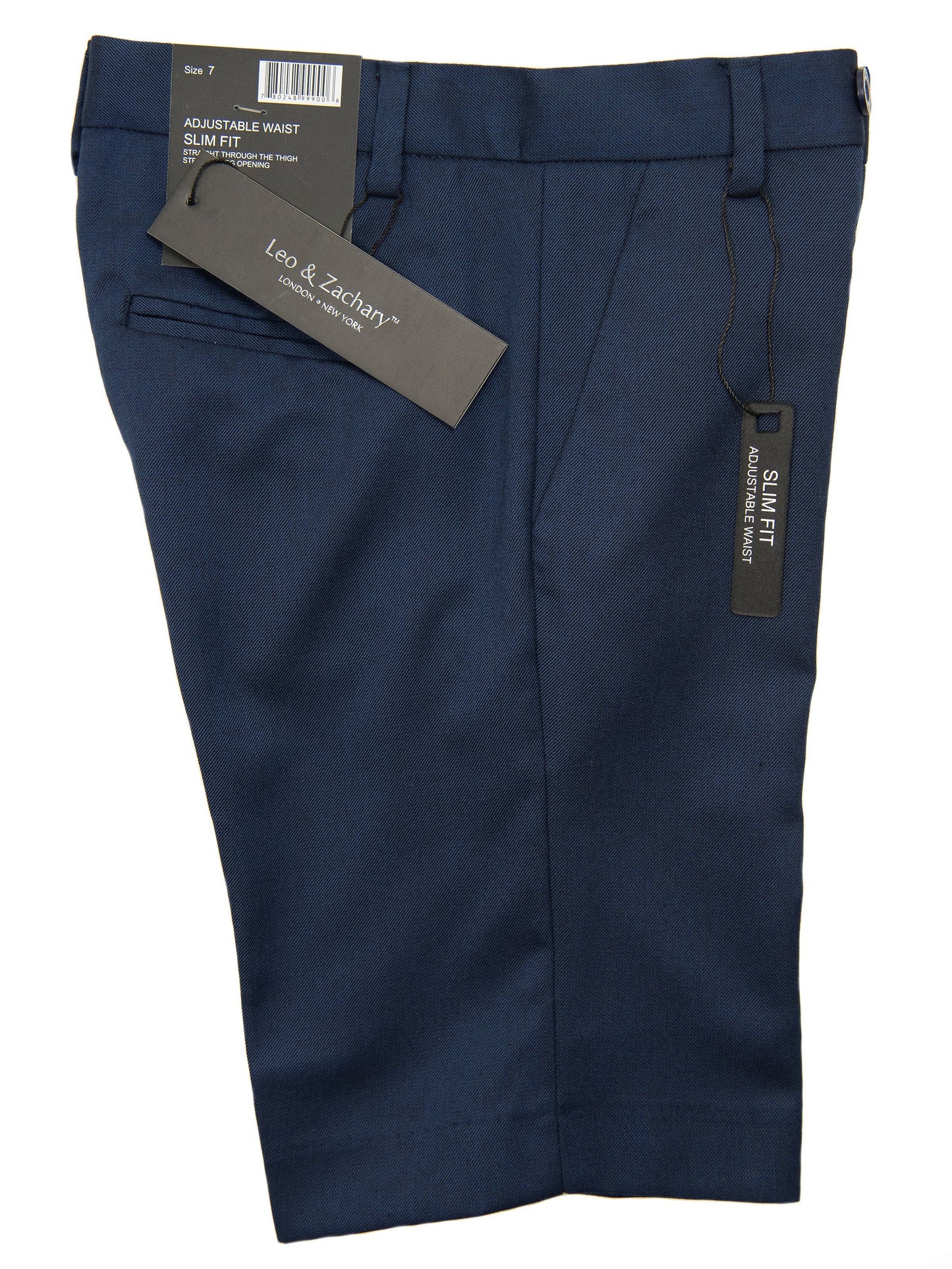 Leo & Zachary 28234 Boy's Short Solid- Ink Blue Boys Shorts Leo & Zachary